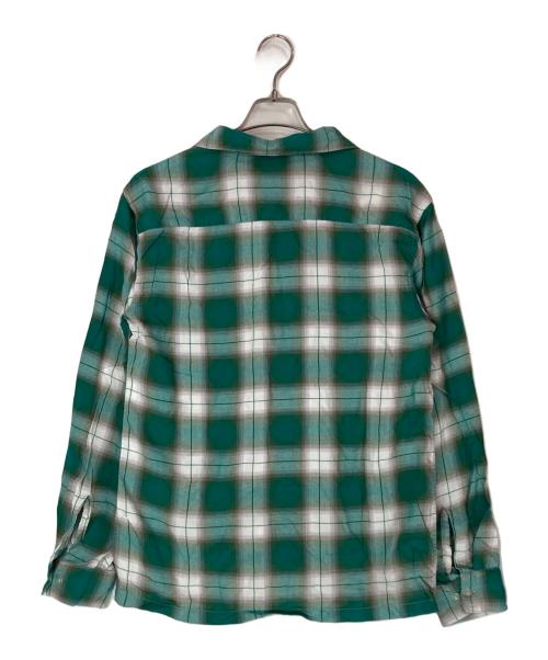 TOWN CRAFT（タウンクラフト）TOWN CRAFT (タウンクラフト) 50-60’sオンブレチェックシャツ グリーン サイズ:実寸(身幅52cm×着丈70cm)の古着・服飾アイテム