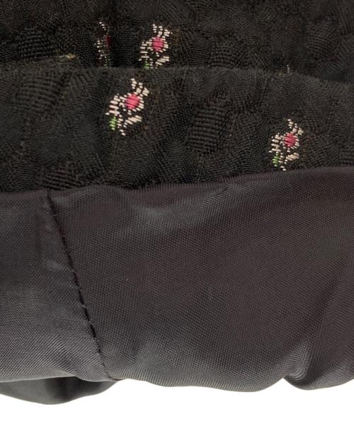 COMME des GARCONS（コムデギャルソン）COMME des GARCONS (コムデギャルソン) ベロアフリルカラージャガードジャケット ブラック×パープル サイズ:Sの古着・服飾アイテム