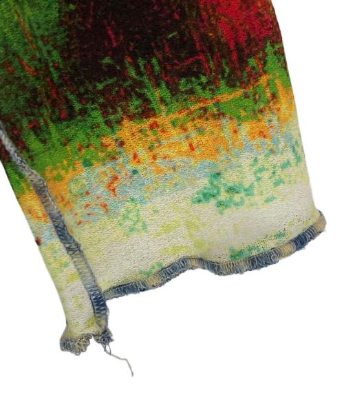 Jean Paul Gaultier FEMME（ジャンポールゴルチエ フェム）Jean Paul GAULTIER FEMME (ジャンポールゴルチェフェム) サイケデリックシャツ レッド サイズ:40の古着・服飾アイテム