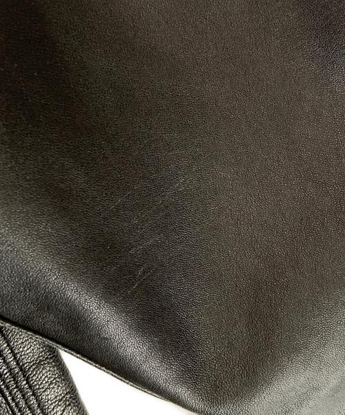 Schott（ショット）Schott (ショット) JOURNAL STANDARD (ジャーナルスタンダード) 別注レザーカバーオール ブラック サイズ:Lの古着・服飾アイテム