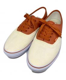 VANS（ヴァンズ）の古着「オーセンティックスニーカー」｜アイボリー×オレンジ