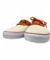 中古・古着 VANS (バンズ) オーセンティックスニーカー アイボリー×オレンジ サイズ:28：10000円