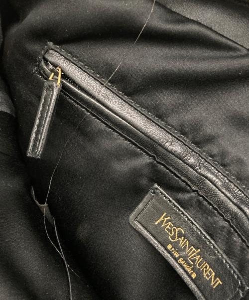 Yves Saint Laurent Rive Gauche（イヴ・サンローラン リヴ・ゴーシュ）Yves Saint Laurent Rive Gauche (イヴ・サンローラン リヴ・ゴーシュ) ハンドバッグ ネイビーの古着・服飾アイテム