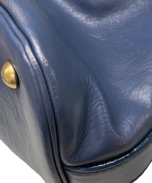 Yves Saint Laurent Rive Gauche（イヴ・サンローラン リヴ・ゴーシュ）Yves Saint Laurent Rive Gauche (イヴ・サンローラン リヴ・ゴーシュ) ハンドバッグ ネイビーの古着・服飾アイテム