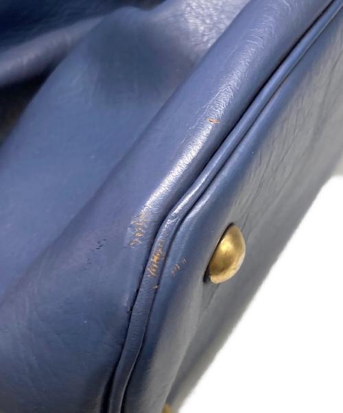 Yves Saint Laurent Rive Gauche（イヴ・サンローラン リヴ・ゴーシュ）Yves Saint Laurent Rive Gauche (イヴ・サンローラン リヴ・ゴーシュ) ハンドバッグ ネイビーの古着・服飾アイテム