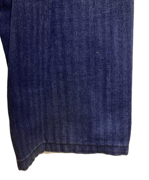 SANFOR（サンフォー）SANFOR (サンフォー) ヘリンボーンワークジャケット ネイビー サイズ:52の古着・服飾アイテム