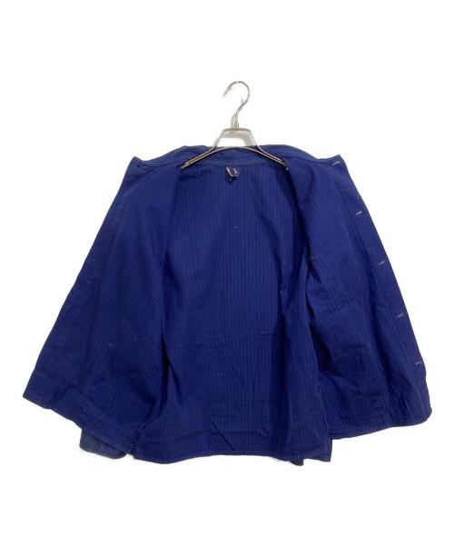 SANFOR（サンフォー）SANFOR (サンフォー) ヘリンボーンワークジャケット ネイビー サイズ:52の古着・服飾アイテム