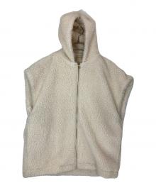 Curensology（カレンソロジー）の古着「23AW ボアフーディーベスト」｜ホワイト