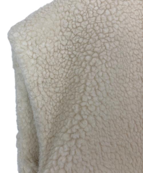 Curensology（カレンソロジー）Curensology (カレンソロジー) 23AW ボアフーディーベスト ホワイト サイズ:FREEの古着・服飾アイテム