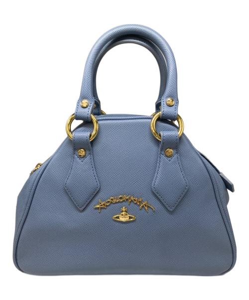 Vivienne Westwood ANGLOMANIA（ヴィヴィアンウエストウッドアングロマニア）Vivienne Westwood ANGLOMANIA (ヴィヴィアンウエストウッドアングロマニア) ハンドバッグ ブルーの古着・服飾アイテム
