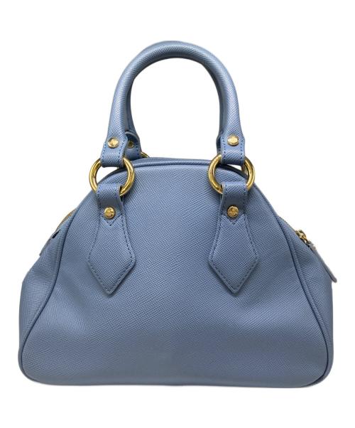 Vivienne Westwood ANGLOMANIA（ヴィヴィアンウエストウッドアングロマニア）Vivienne Westwood ANGLOMANIA (ヴィヴィアンウエストウッドアングロマニア) ハンドバッグ ブルーの古着・服飾アイテム