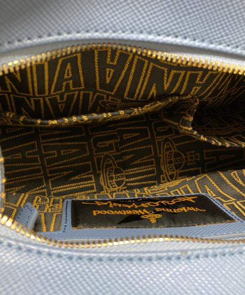 Vivienne Westwood ANGLOMANIA（ヴィヴィアンウエストウッドアングロマニア）Vivienne Westwood ANGLOMANIA (ヴィヴィアンウエストウッドアングロマニア) ハンドバッグ ブルーの古着・服飾アイテム