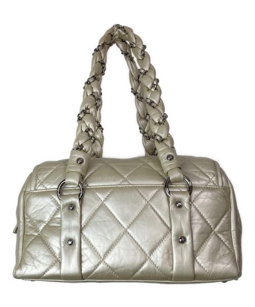 CHANEL（シャネル）CHANEL (シャネル) キルトショルダーバッグ ベージュの古着・服飾アイテム