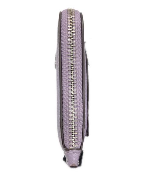 COACH（コーチ）COACH (コーチ) 3-IN-1 Lジップ ウォレット パープルの古着・服飾アイテム