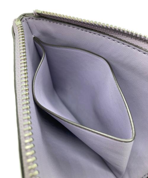COACH（コーチ）COACH (コーチ) 3-IN-1 Lジップ ウォレット パープルの古着・服飾アイテム