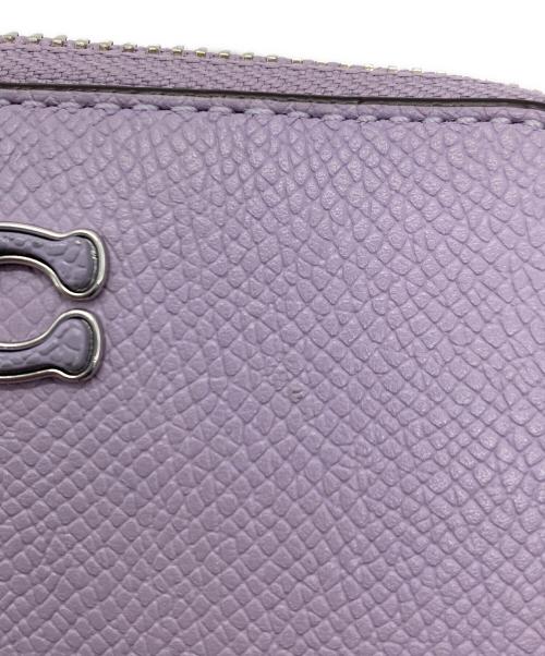 COACH（コーチ）COACH (コーチ) 3-IN-1 Lジップ ウォレット パープルの古着・服飾アイテム