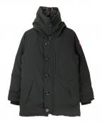 CANADA GOOSEカナダグース）の古着「シャトーパーカダウンジャケット　中綿ジャケット　ダブルジップ」｜ブラック