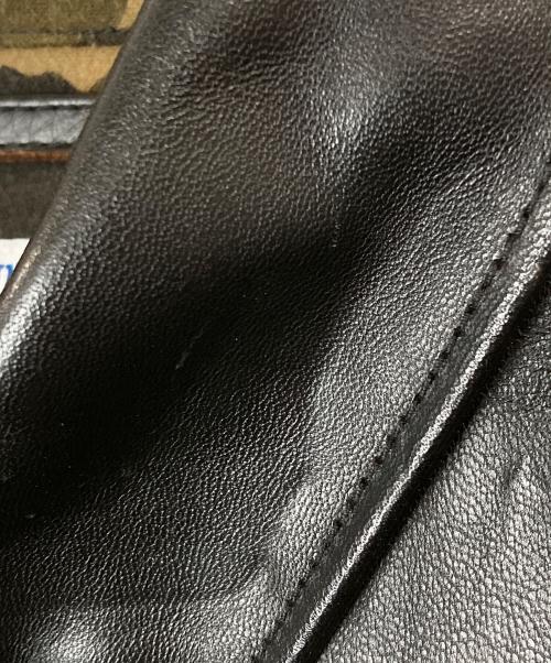 A BATHING APE（ア ベイシング エイプ）A BATHING APE (ア ベイシング エイプ) HORSE LEATHER A-2 JACKET ブラック サイズ:Ⅿの古着・服飾アイテム