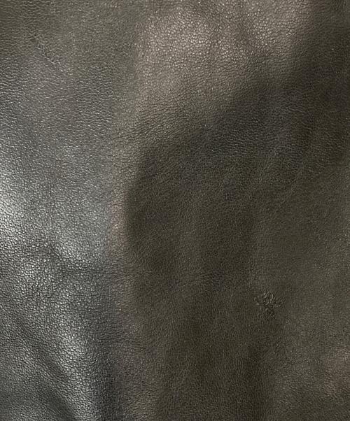 A BATHING APE（ア ベイシング エイプ）A BATHING APE (ア ベイシング エイプ) HORSE LEATHER A-2 JACKET ブラック サイズ:Ⅿの古着・服飾アイテム