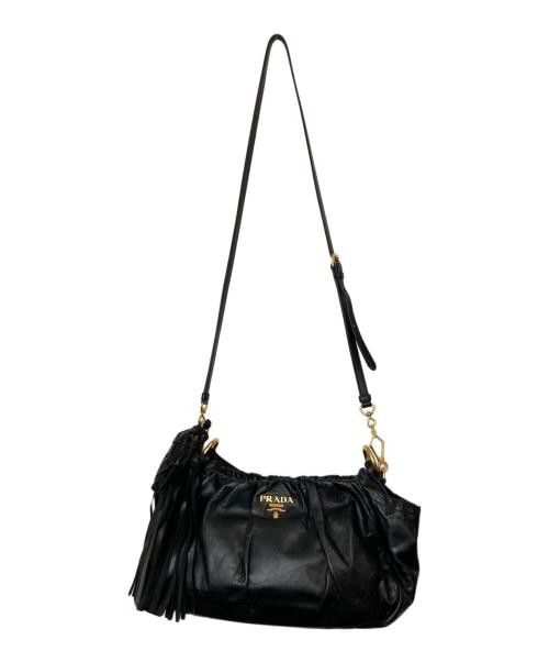 PRADA（プラダ）PRADA (プラダ) 2WAYバッグ ブラックの古着・服飾アイテム