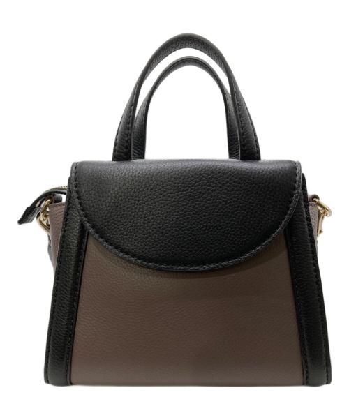 Kate Spade（ケイトスペード）Kate Spade (ケイトスペード) ハラコ2WAYショルダーバッグ ブラック×ベージュの古着・服飾アイテム