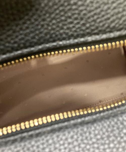 Kate Spade（ケイトスペード）Kate Spade (ケイトスペード) ハラコ2WAYショルダーバッグ ブラック×ベージュの古着・服飾アイテム