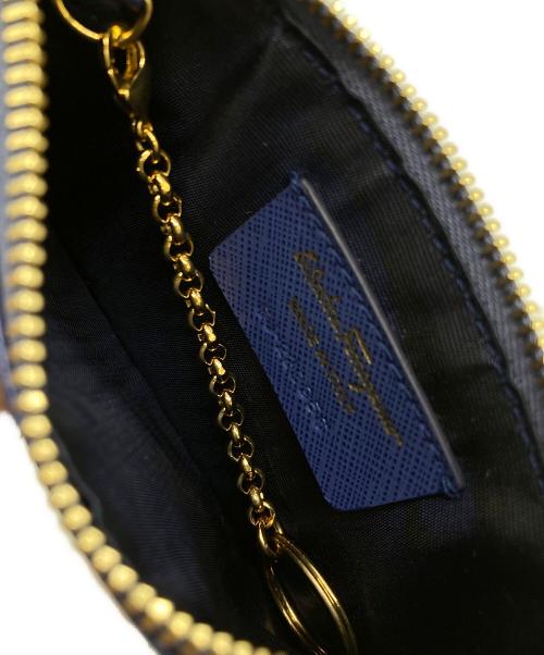 Salvatore Ferragamo（サルヴァトーレ フェラガモ）Salvatore Ferragamo (サルヴァトーレ フェラガモ) ガンチーニカードケース ブルーの古着・服飾アイテム