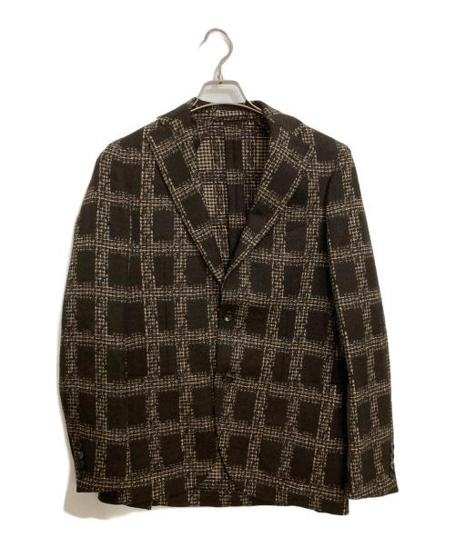 LARDINI（ラルディーニ）LARDINI (ラルディーニ) 2Bジャケット ブラウン サイズ:42の古着・服飾アイテム