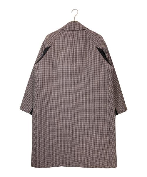 taupe（トープ）TAUPE (トープ) ヴィンテージパターンバルカラーコート パープル サイズ:2の古着・服飾アイテム