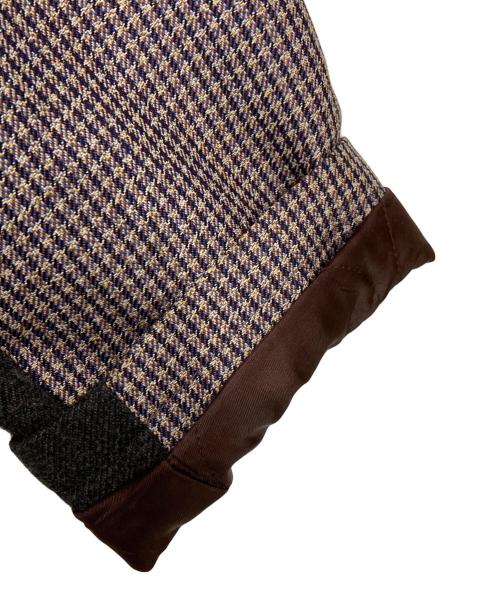 taupe（トープ）TAUPE (トープ) ヴィンテージパターンバルカラーコート パープル サイズ:2の古着・服飾アイテム