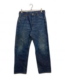 TENDERLOIN（テンダーロイン）の古着「シンチバックセルビッジデニムパンツ」｜インディゴ