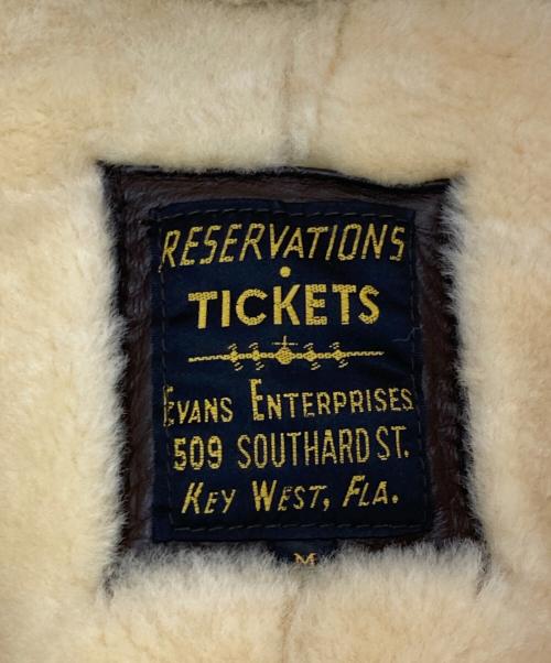 RESERVATION TICKETS（-）RESERVATION TICKETS (-) B‐3フライトジャケット ブラウン サイズ:Ⅿの古着・服飾アイテム