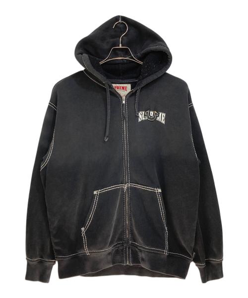 SUPREME（シュプリーム）SUPREME (シュプリーム) TRUE RELIGION (トゥルー レリジョン) Zip Up Hooded Sweatshirt　ジップアップパーカー　フルジップパーカー　フーディースウェットパーカー ブラック サイズ:XLの古着・服飾アイテム