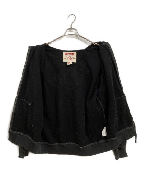 SUPREME（シュプリーム）SUPREME (シュプリーム) TRUE RELIGION (トゥルー レリジョン) Zip Up Hooded Sweatshirt　ジップアップパーカー　フルジップパーカー　フーディースウェットパーカー ブラック サイズ:XLの古着・服飾アイテム