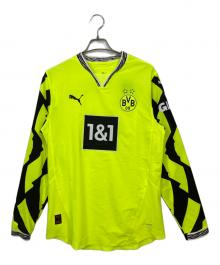 PUMA（プーマ）の古着「ドルトムント アニバーサリー オーセンティック長袖ユニフォーム」｜イエロー