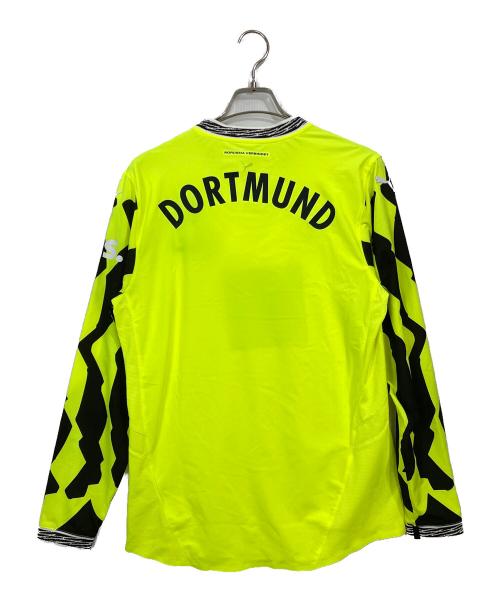 PUMA（プーマ）PUMA (プーマ) ドルトムント アニバーサリー オーセンティック長袖ユニフォーム イエロー サイズ:Ⅿ 未使用品の古着・服飾アイテム
