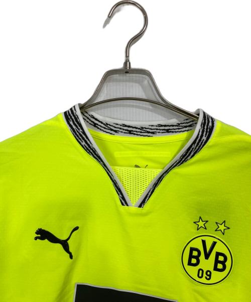 PUMA（プーマ）PUMA (プーマ) ドルトムント アニバーサリー オーセンティック長袖ユニフォーム イエロー サイズ:Ⅿ 未使用品の古着・服飾アイテム
