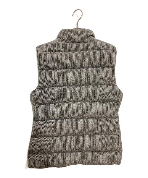 POLO RALPH LAUREN（ポロ・ラルフローレン）POLO RALPH LAUREN (ポロ・ラルフローレン) ヘリンボーンダウンベスト ブラック サイズ:Sの古着・服飾アイテム