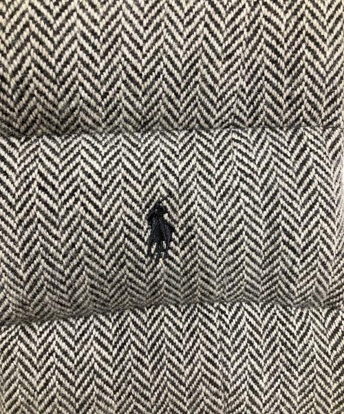 POLO RALPH LAUREN（ポロ・ラルフローレン）POLO RALPH LAUREN (ポロ・ラルフローレン) ヘリンボーンダウンベスト ブラック サイズ:Sの古着・服飾アイテム