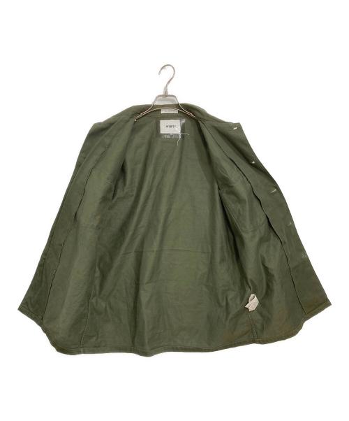 WTAPS（ダブルタップス）WTAPS (ダブルタップス) LS / COTTON. SATIN グリーン サイズ:3の古着・服飾アイテム
