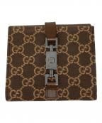 GUCCIグッチ）の古着「3つ折り財布」｜ブラウン