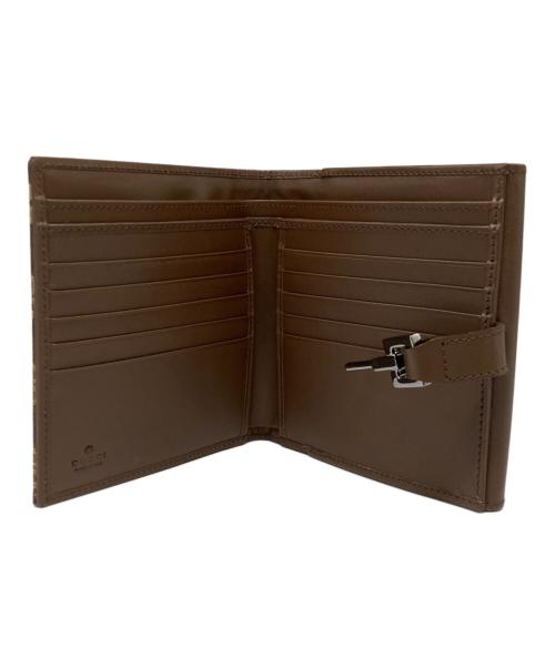 GUCCI（グッチ）GUCCI (グッチ) 3つ折り財布 ブラウンの古着・服飾アイテム