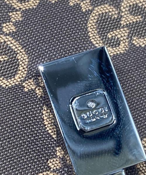 GUCCI（グッチ）GUCCI (グッチ) 3つ折り財布 ブラウンの古着・服飾アイテム