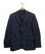 SOUTHWICK×Harris Tweedサウスウィック×ハリスツイード）の古着「3Bツイードジャケット」｜ネイビー