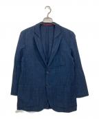 HUGO BOSSヒューゴ ボス）の古着「リネン混2Bジャケット」｜ネイビー