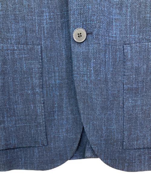 HUGO BOSS（ヒューゴ ボス）HUGO BOSS (ヒューゴ ボス) リネン混2Bジャケット ネイビー サイズ:48の古着・服飾アイテム