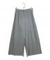 me ISSEY MIYAKE（ミーイッセイ ミヤケ）の古着「プリーツワイドパンツ」｜グレー