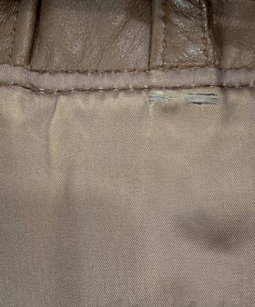 Willis&Geiger（ウィルスガイガー）Willis&Geiger (ウィルスガイガー) A-2レザーフライトジャケット ブラウン サイズ:SIZE 38の古着・服飾アイテム