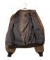 Willis&Geiger (ウィルスガイガー) A-2レザーフライトジャケット ブラウン サイズ:SIZE 38：20000円