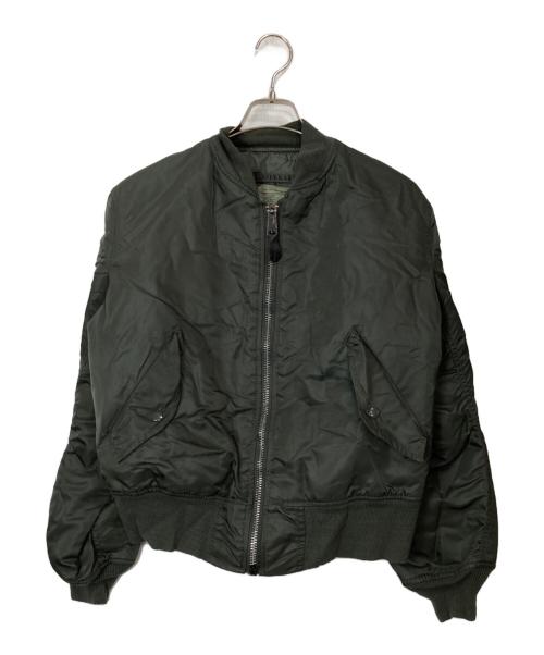 ALPHA（アルファ）ALPHA (アルファ) 90'sMA-1ジャケット カーキ サイズ:Sの古着・服飾アイテム